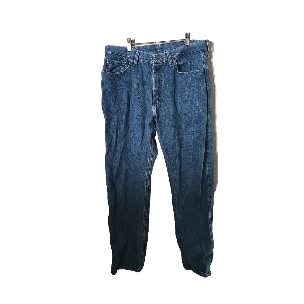 Wrangler Regular Fit Mens Jeans Denim Size 34x30 Medium Wash